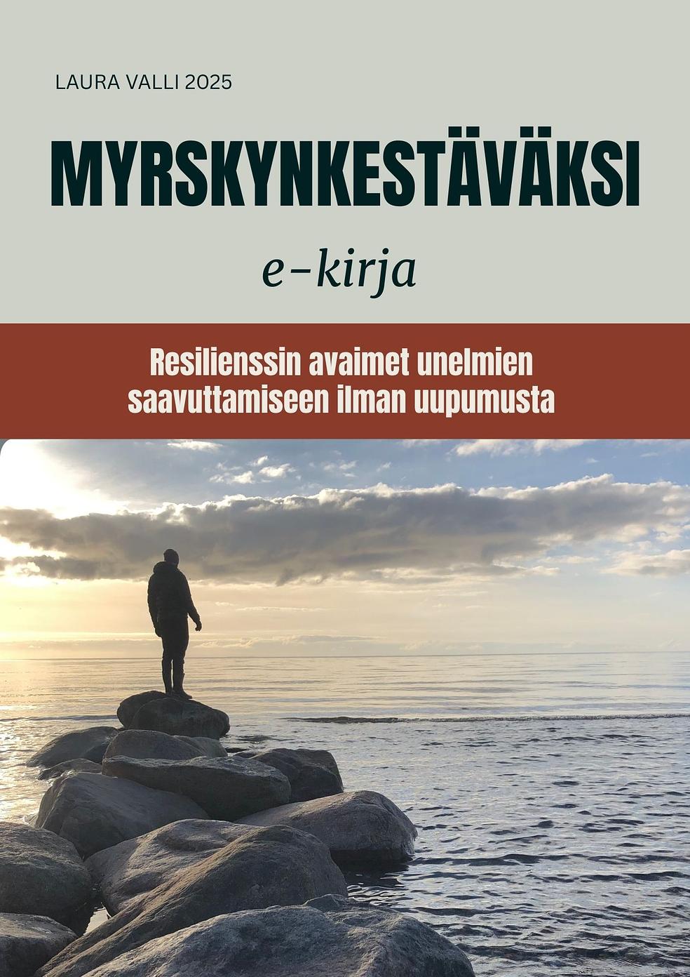 Laura Valli 2025: Myrskynkestäväksi-ekirja  by Resilience Bank Oy